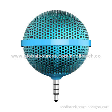 Mini Portable Speakers, Mobile Phone Used, Made of Plastic Material, 500mAh Capacity, Balloon Shape